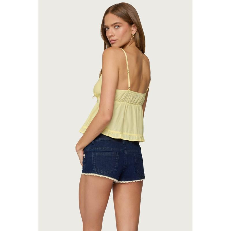 Halsey Ruffle Tank Top