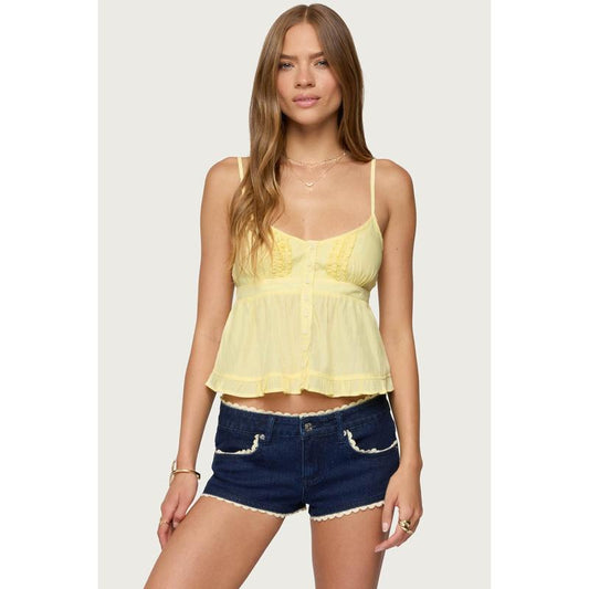 Halsey Ruffle Tank Top