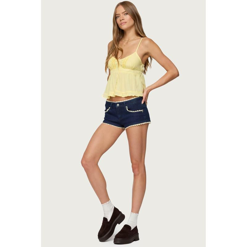 Halsey Ruffle Tank Top