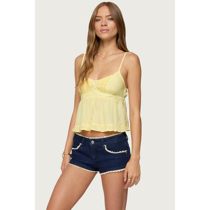 Halsey Ruffle Tank Top